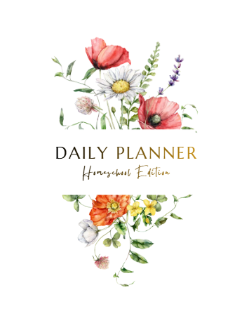 Daily Planner - Homeschool Edition | Digital Download